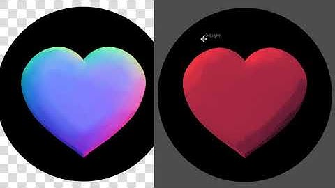 hand-painted normal map - rake brush