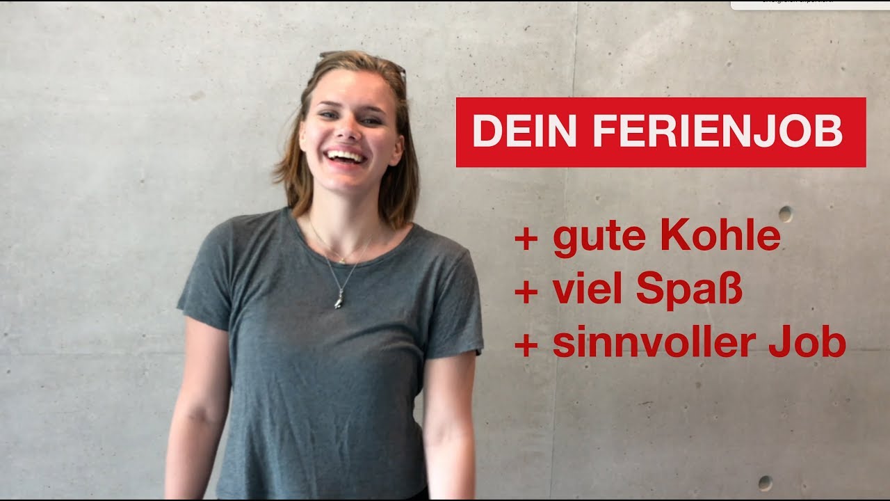 Ferienjob gesucht? Warum es sich lohnt bei uns zu arbeiten! - YouTube