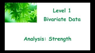 Bivariate Analysis: Strength