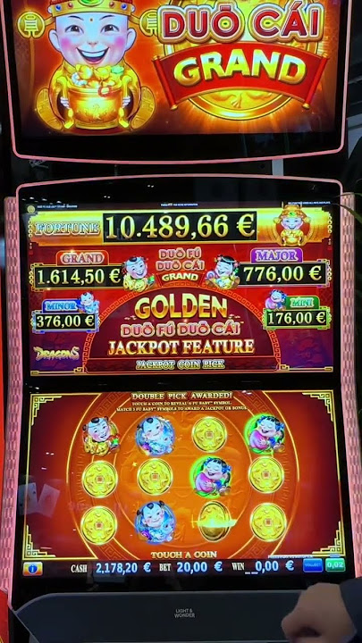 Slot game Duo Fu Duo Cai Grand Fortune wins gold jackpot, huge meg bonus feature game