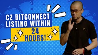 CZ from binance speaks on Bitconnect on SOL