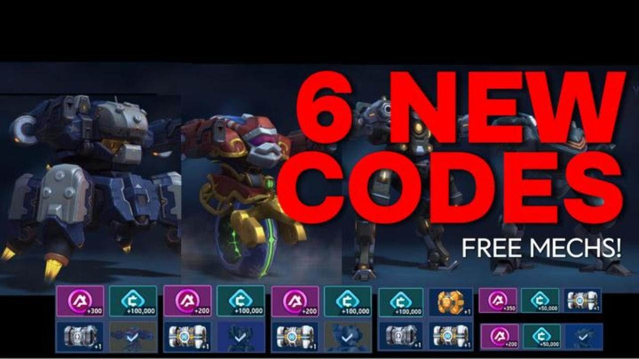 6 NEW PROMO CODES in Mech Arena (FREE Mechs + A-Coins) - YouTube