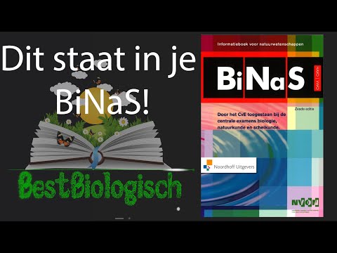 Dit staat in je BiNaS (voor biologie)