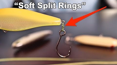 How To Tie Hooks To Lures With Braided Line ("Soft Split Rings")
