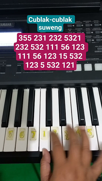 cublak-cublak suweng (piano easy) #pianotutorial #fyptiktok #tutorial #lagudaerah #laguanak #piano