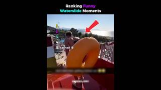 Ranking Funny Waterslide Moments 💦🤣 #waterpark