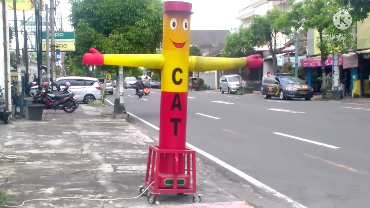 Boneka Angin Beraksi || Sky Dancer || Lagu Balonku Ada Lima #bonekaangin #skydancer