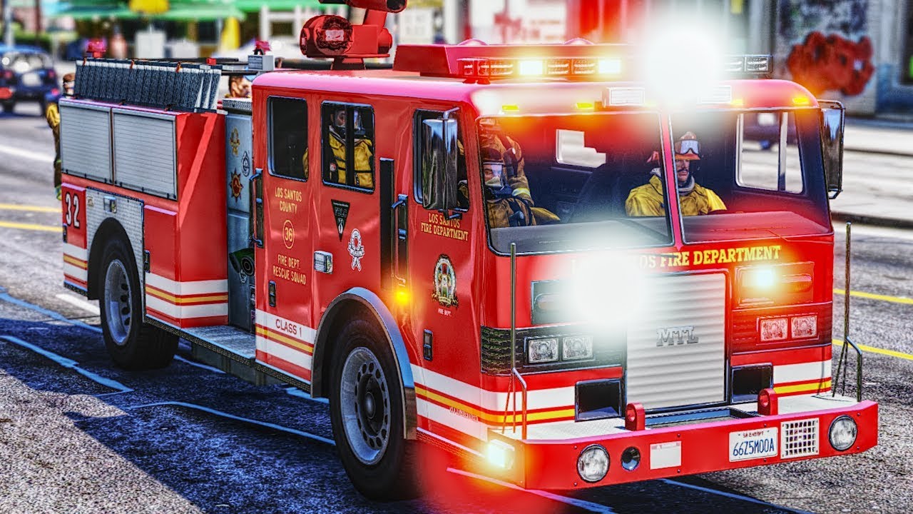 Gta 5 firetruck els фото 70