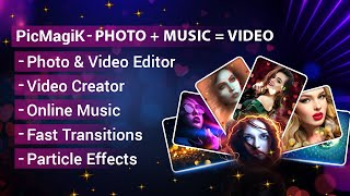 PicMagiK | Free Photo & Video Editor | Photos Slideshow | Photo Collage | Background Remover screenshot 2
