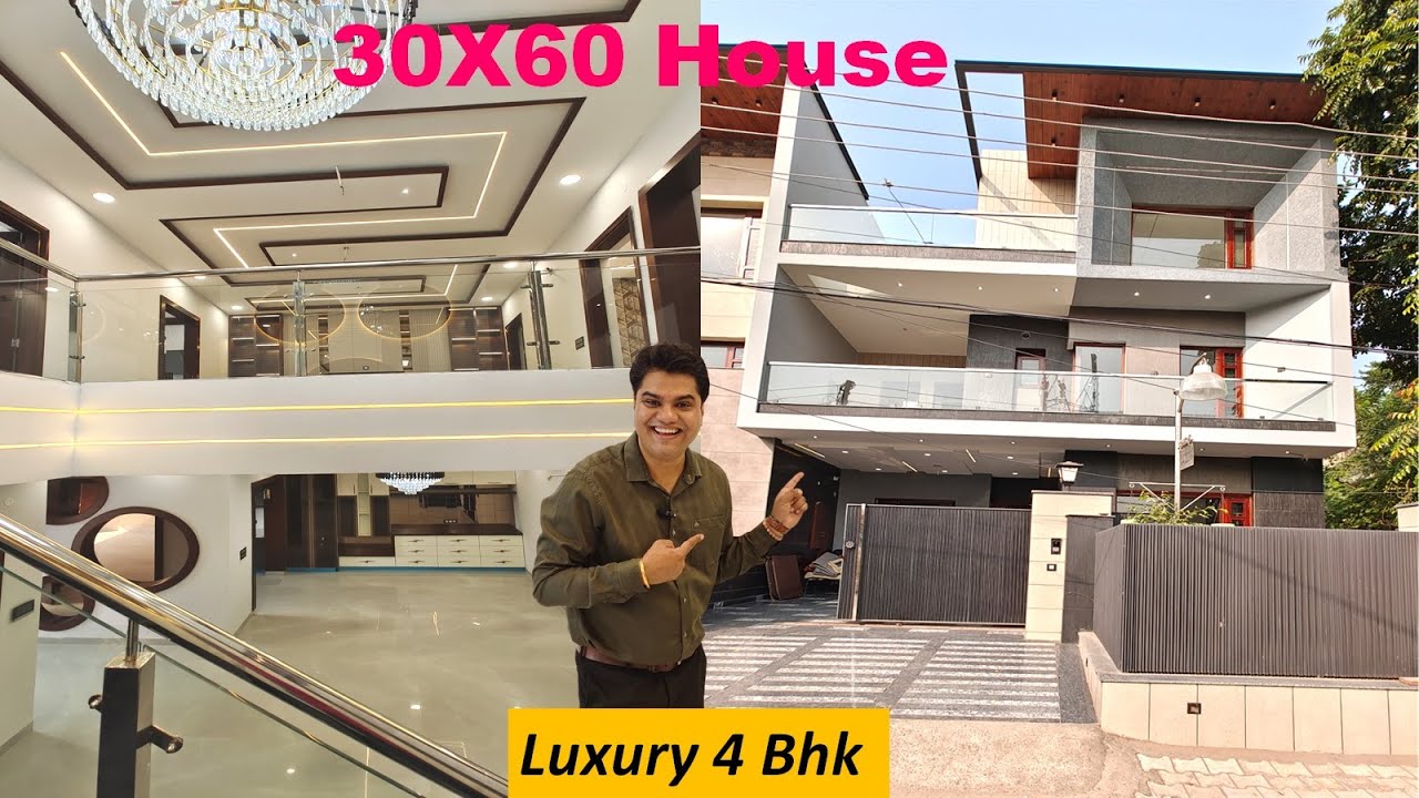 30x60 house plan with car parking | 30x60 4 BHk Duplex House Plan | 200 Gaj Duplex House Plan