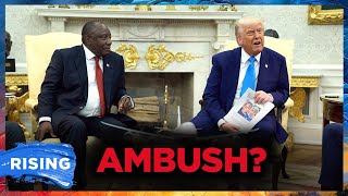 President Ramaphosa DENIES S. African White GENOCIDE In TENSE Trump Oval Office DRESS DOWN | RISING Net Worth