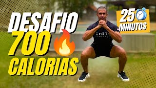 Treino Fácil para Gastar🔥700 Calorias e Queimar Gordura | INICIANTES | em Casa 
