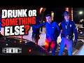 Extremely Drunk Suspect's Behavior Gets Stranger by the Second