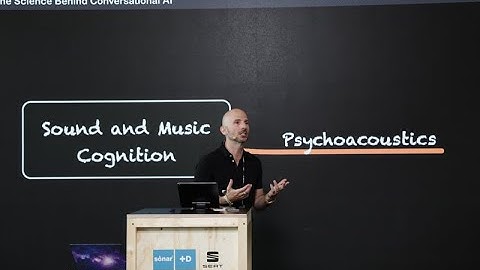 Sónar+D Masterclasses 2019: Creating Speech Enabled Experiences: Jorge del Bosque