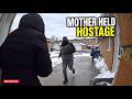 Mother Taken Hostage by Brink’s Robbery Suspect—Officer Kicks In Door | Bodycam 2026