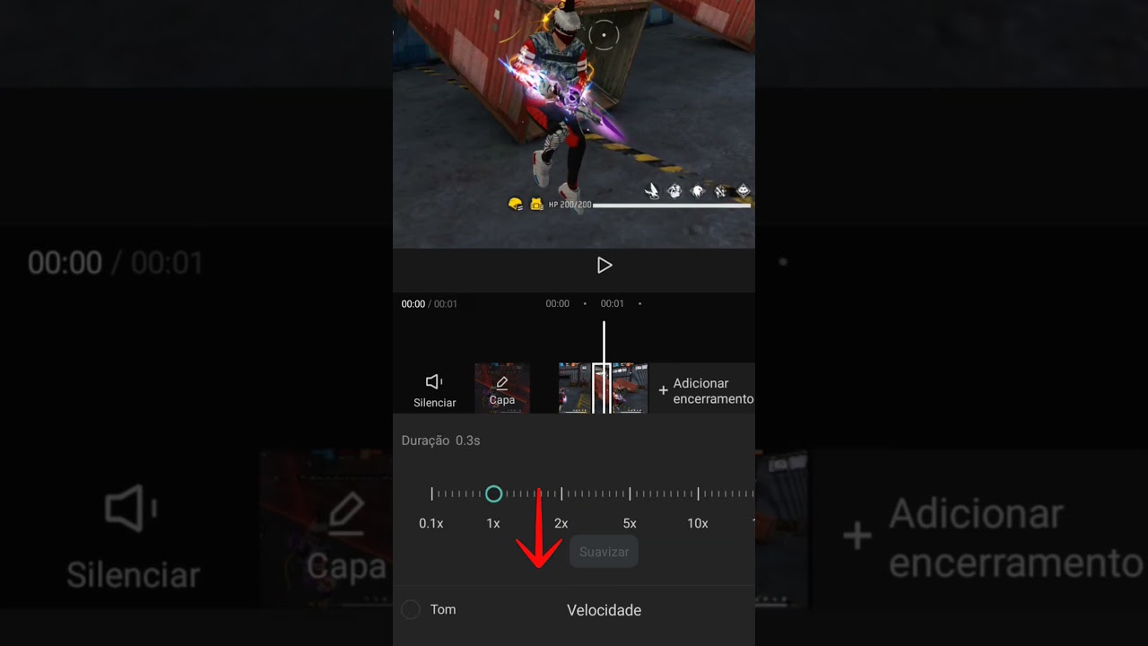 Como fazer o Efeito Câmera Lenta no Cap cut (slow motion in cap cut)