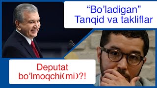 Sanjar Xoja Prezident Bilan Yuzma-Yuz Uchrashsa... Yalova 2021