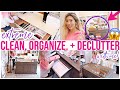 CLEAN ORGANIZE AND DECLUTTER WITH ME! EXTREME CLEANING MOTIVATION 2020 CLEAN #WITHME @Brianna K