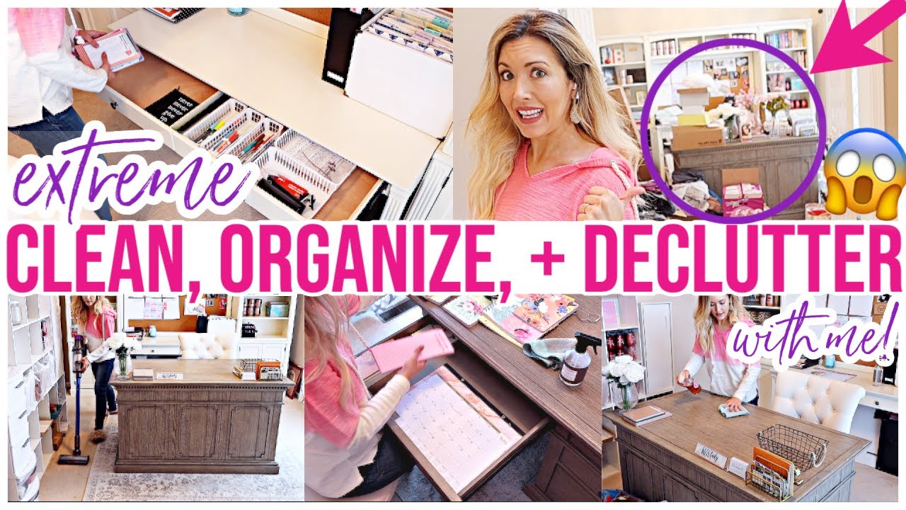 CLEAN ORGANIZE AND DECLUTTER WITH ME! EXTREME CLEANING MOTIVATION 2020 ...
