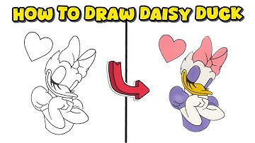 How to Draw Daisy Duck – Disney Character Drawing Guide for All Ages