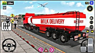 MILK TANKER DRIVING TRUCK GAMES | CATCH FARMS FRESHING MILK | DOOR STEP DELIVERY | ANDROID GAME screenshot 1