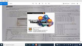 Visual Basic chapter number 5 and question number 1 practically /Hindi/Urdu