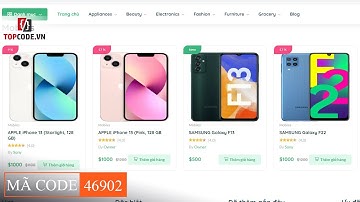 Mã code 46902. Source code website bán hàng đa nhà cung cấp | Topcode.vn