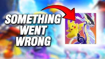 How To Fix Pokemon Unite Something Went Wrong Error | Final Solution