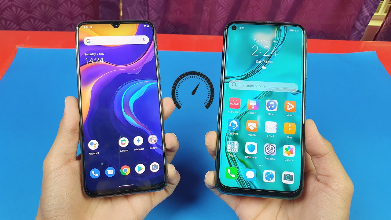Vivo V20 8gb Vs Huawei Nova 7i 8gb Speed Test Youtube