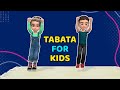 15 MIN TABATA FAT BURNING EXERCISE FOR KIDS