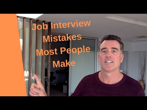 Top 5 Job Interview Mistakes