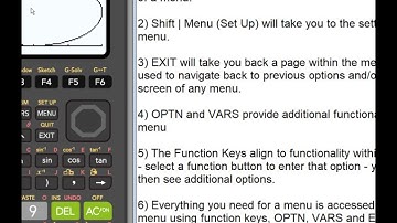 fx-9750GIII Graphing Calculator - Conics Menu Icon O