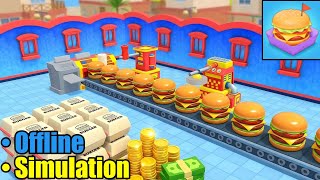 Idle Burger Production Tycoon - Gameplay Walkthrough - Satisfying Factory Automation! screenshot 3