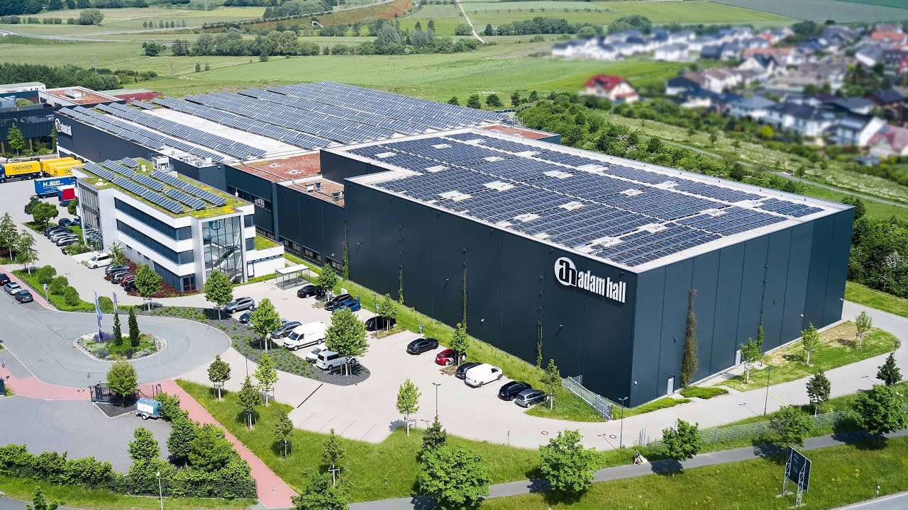 Expansion of our photovoltaic system | Adam Hall Group moving towards the climate goal