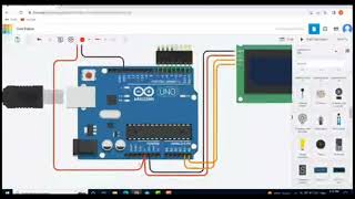 Door lock using password with simulation    #ece #miniproject #arduino 