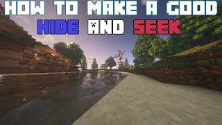 How to make a hide and seek map - Minecraft tutorial screenshot 1