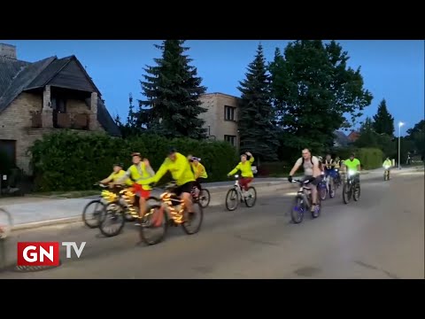 Į Panevėžį sugrįžta naktinis pasivažinėjimas dviračiais.
