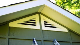 How To Make Triangular Gable Vents