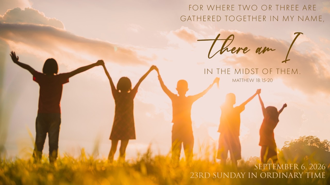 Sunday Morning Mass 9:00am September 06, 2026