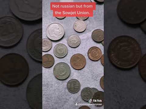 russian coins, short tik tok video