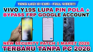   Vivo Y19s Lupa Pin Pola  Frp Bypass Google Account Latest Without Pc