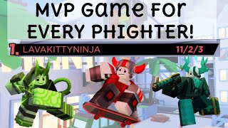 MVP games with EVERY CHARACTER! (PHIGHTING!)