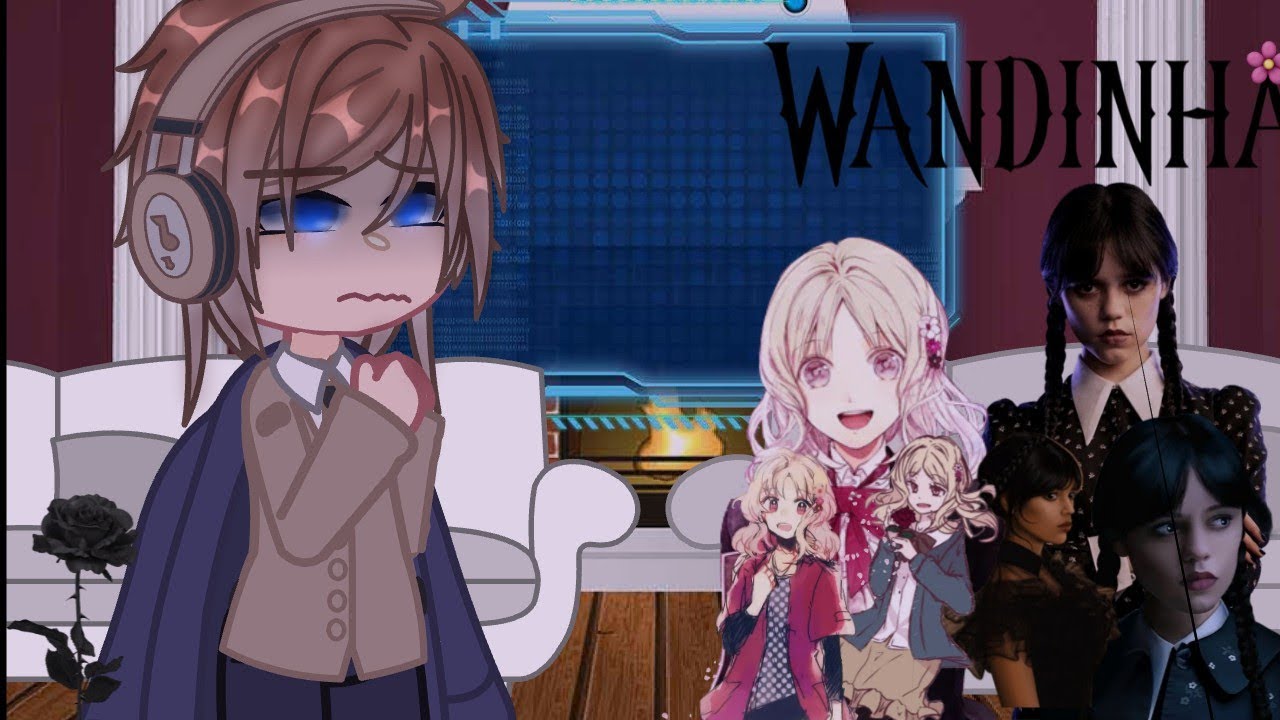 |•🌹🖤•|Diabolik Lovers react a Yui as Wandinha Addams|•🌹🖤•|