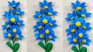 Paper Flower Handcraft Tutorial at Home|Beautiful Easy Making Paper Flower| Jarine's Crafty Creation