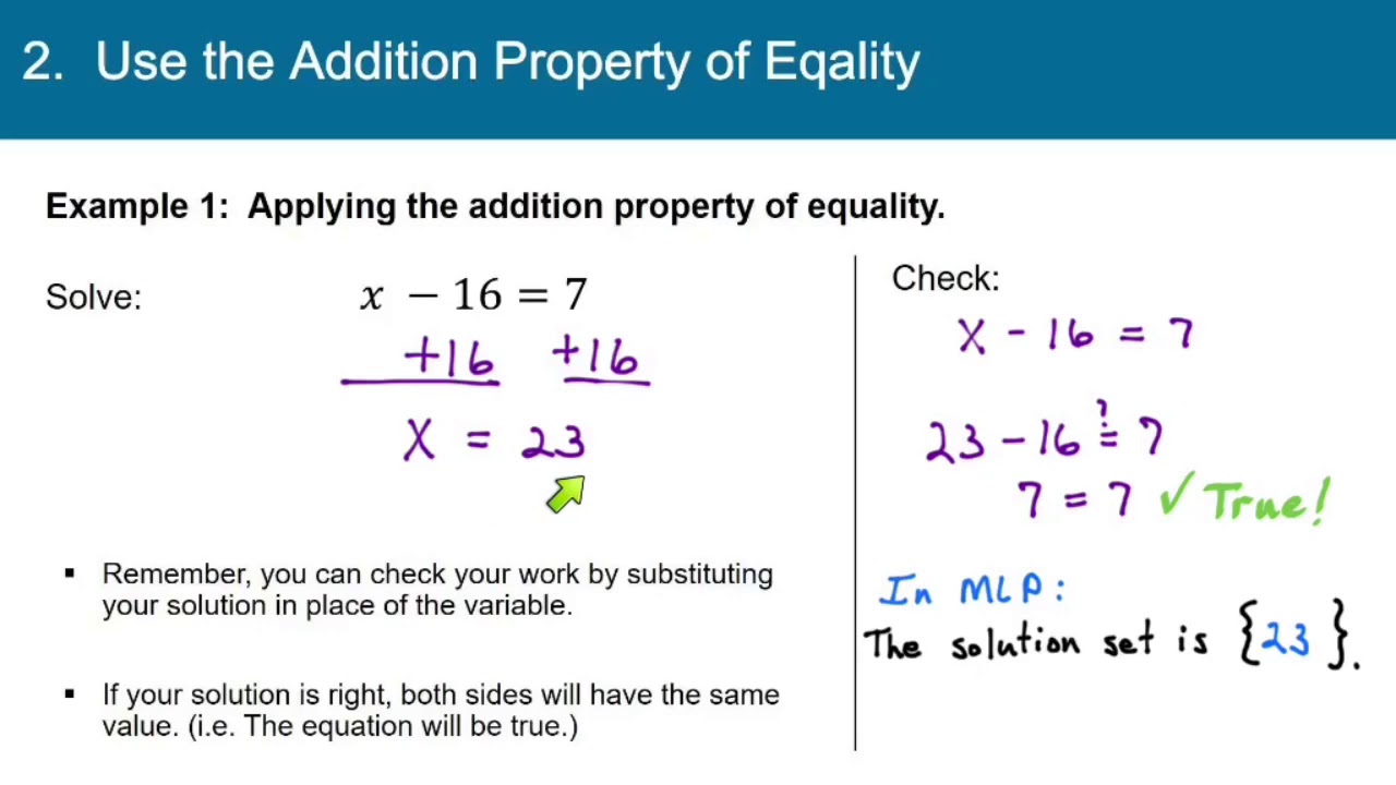Beginning Algebra 2.1 - YouTube