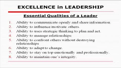 Aiming for Excellence: The Hallmark of Leadership ...