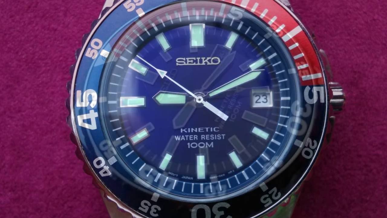 Reloj Seiko Kinetic 5M62-0A10. Calibre 5M62A. - YouTube