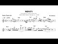 Aubra graves  misty errollgarner transcription