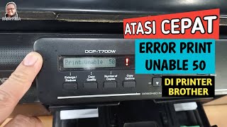 Quickly Fix Print Unable Error 50 on Brother T700DW Printer