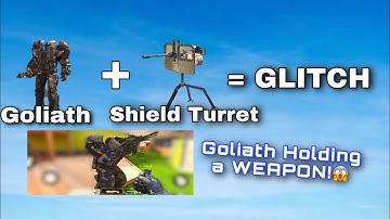 Goliath + Shield Turret Glitch! | Goliath Holding a Weapon | CODM Glitch/bugs